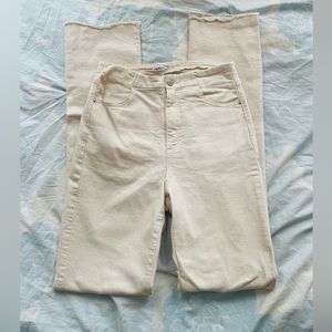 Zara Slit Flare Slim Jeans